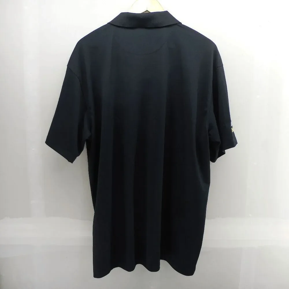 NIke Golf Tropic‎ Oil Company Mobil Delvac Black Mens XL Polo Shirt